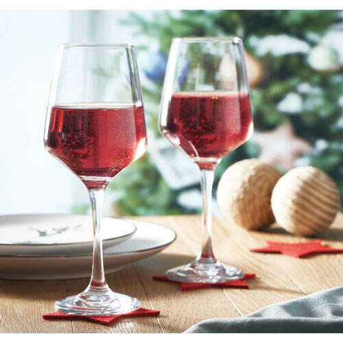 CHEERS Set mit 2 Weingläsern