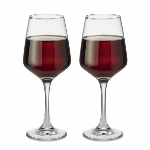 CHEERS Set mit 2 Weingläsern