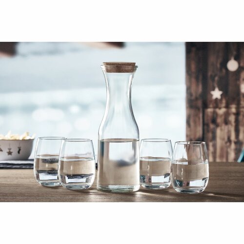PICCA Karaffe aus recyceltem Glas 1L