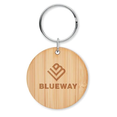ROUNDBOO Schlüsselring Bambus, rund