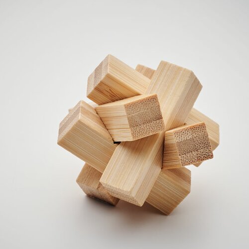 CUBENATS Holzpuzzle/Gehirnjogging Bambus