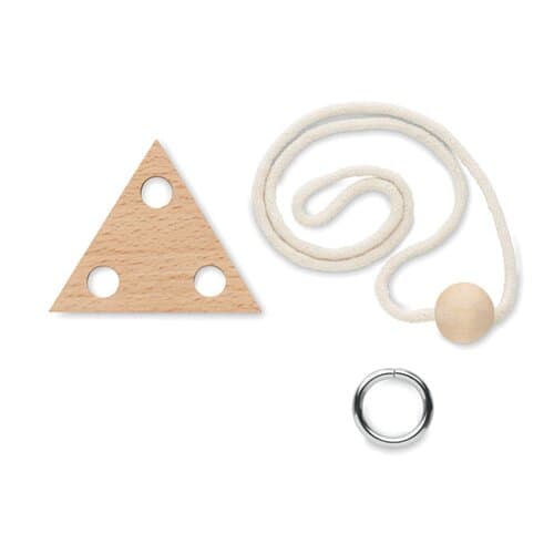 NERVE Geduldsspiel Holz Dreieck