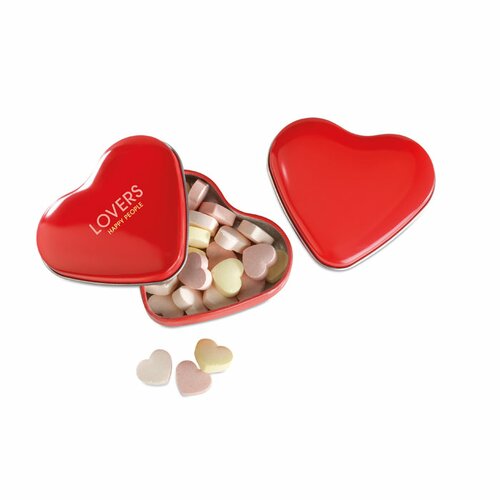 LOVEMINT Herzdose mit Bonbons