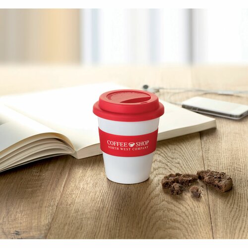 ASTORIA PP Becher mit Silikon-Deckel