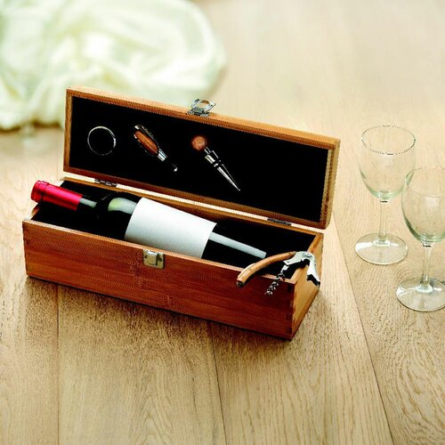 TARDOR Wein-Set in Bambus-Box