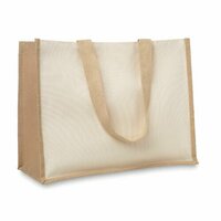 CAMPO DE FIORI Jute/Canvas Shopper 
