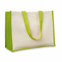 CAMPO DE FIORI Jute/Canvas Shopper 
