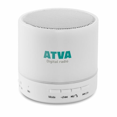 ROUND WHITE Wireless Lautsprecher LED