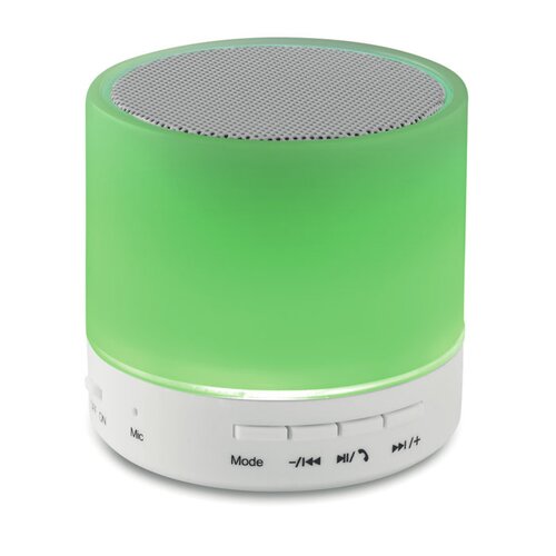 ROUND WHITE Wireless Lautsprecher LED