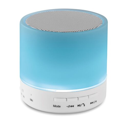 ROUND WHITE Wireless Lautsprecher LED