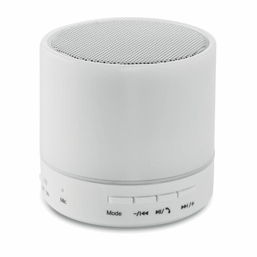 ROUND WHITE Wireless Lautsprecher LED
