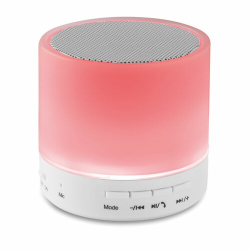 ROUND WHITE Wireless Lautsprecher LED