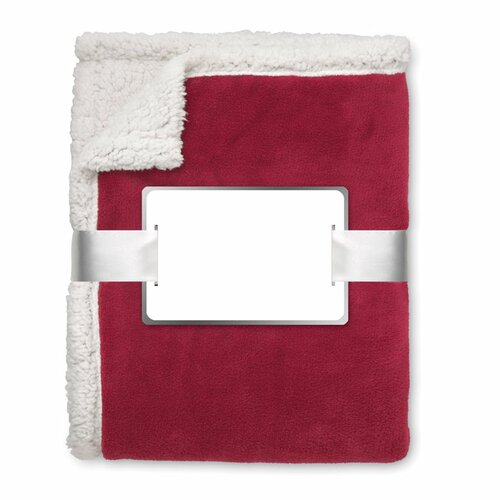 ZERMATT Coral Fleece-Decke