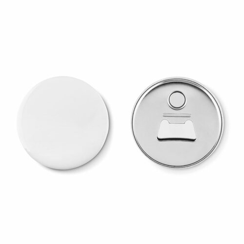 PIN OPENER Magnet-Badge mit Kapselheber