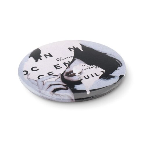 PIN OPENER Magnet-Badge mit Kapselheber