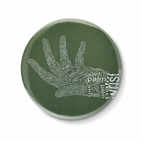 MIRROR Badge mit Make-up Spiegel