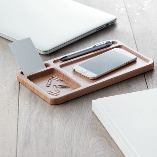 CLEANDESK Organizer mit Ladestation