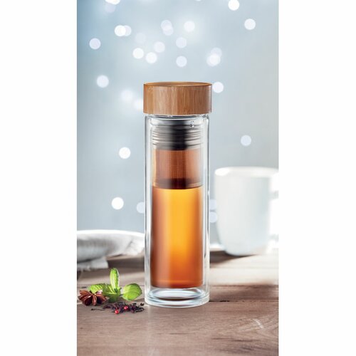 BATUMI GLASS Trinkflasche Glas 400ml