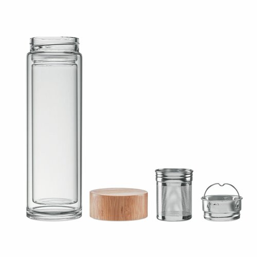 BATUMI GLASS Trinkflasche Glas 400ml