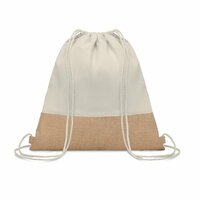 INDIA Beutel mit Kordelzug Jute