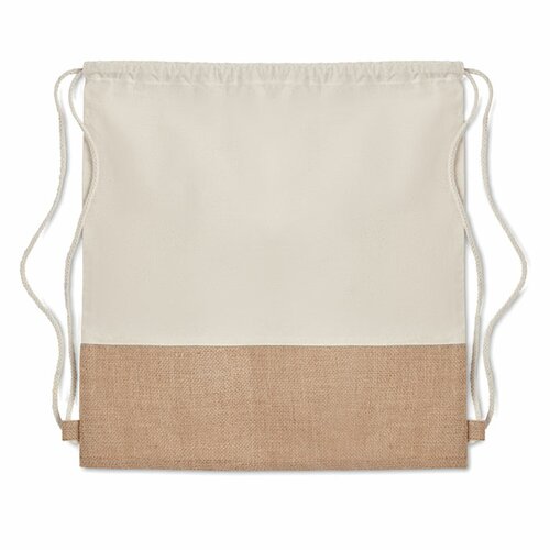 INDIA Beutel mit Kordelzug Jute