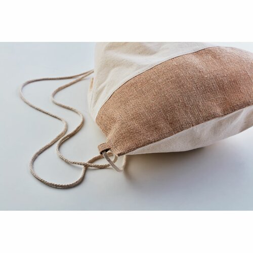 INDIA Beutel mit Kordelzug Jute