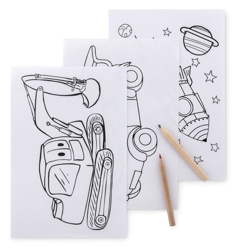 FOLDER2 GO Malset mit 6 Buntstiften