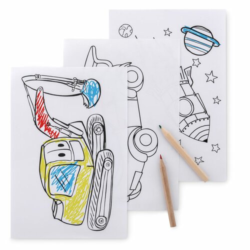 FOLDER2 GO Malset mit 6 Buntstiften