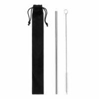 COLD STRAW Edelstahl TrinkhalmeSet