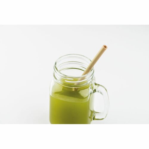 NATURAL STRAW Bambus Trinkhalme-Set