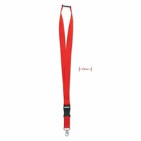 WIDE LANY Lanyard mit Metallkarabiner