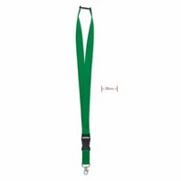 WIDE LANY Lanyard mit Metallkarabiner