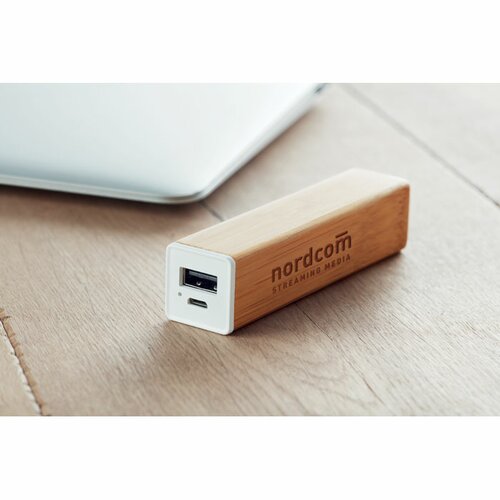 POWERBAM Powerbank 2200 mAh Bambus
