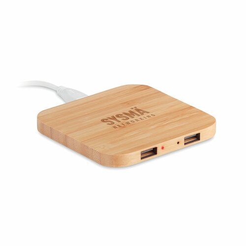 CUADRO Induktive Ladestation Bambus