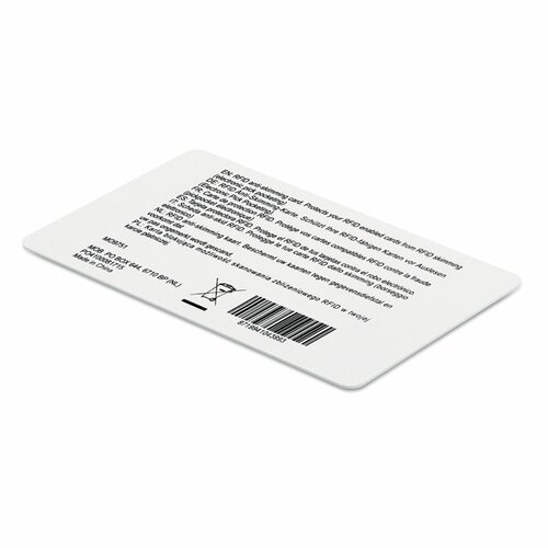 CUSTOS RFID Anti-Skimming Karte