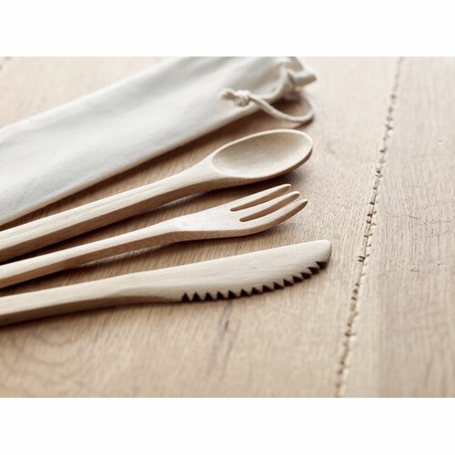 SETBOO Besteck-Set Bambus