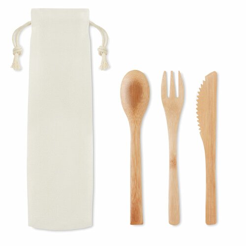 SETBOO Besteck-Set Bambus