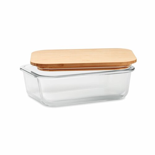 TUNDRA LUNCHBOX Lunchbox Glas mit Bambus
