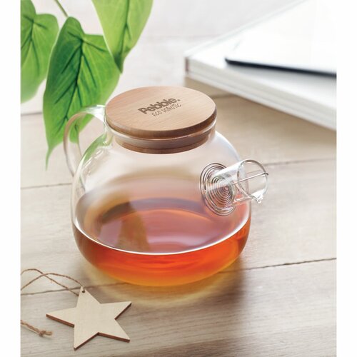 MUNNAR Teekanne Borosilikatglas 850ml