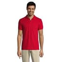 PRIME MEN PRIME HERREN POLO 200g in red