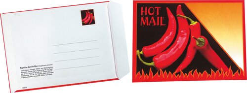 Samen-Briefkarte Hot Mail 115 x 156 mm