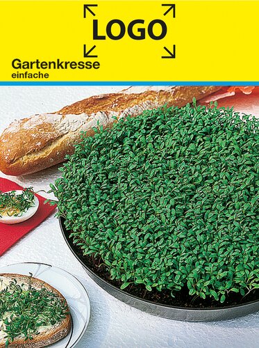 Samentütchen Kresse 82 x 114 mm