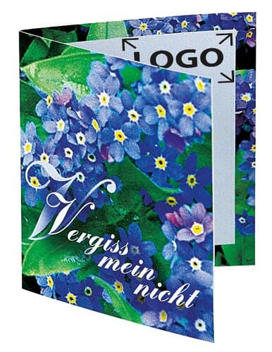 Klappkärtchen Vergiss-mein-nicht