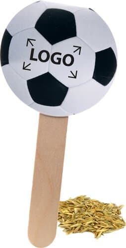 Wachsender Fußballgruß