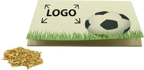 Graspapier-Kärtchen Sportplatz