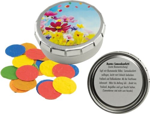 Pflanzdöschen Samenkonfetti