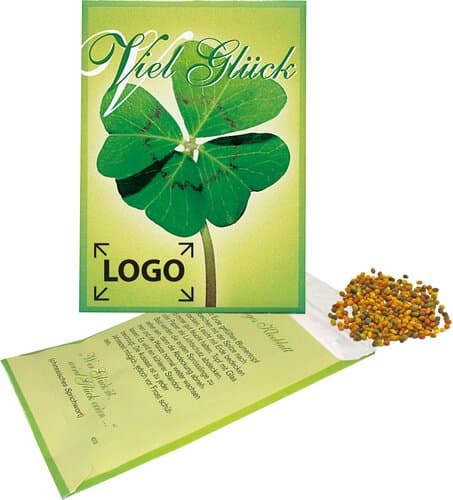 Samentütchen Glück Perserklee 82 x 114 mm