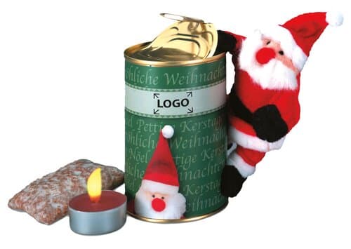 Magnetischer Weihnachtsmann in der Dose