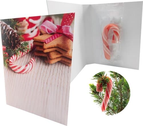 Klappkärtchen Candy Cane
