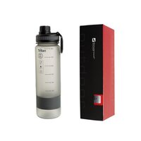Schwarzwolf outdoor KIBO Tritan Trinkflasche 08 l grau